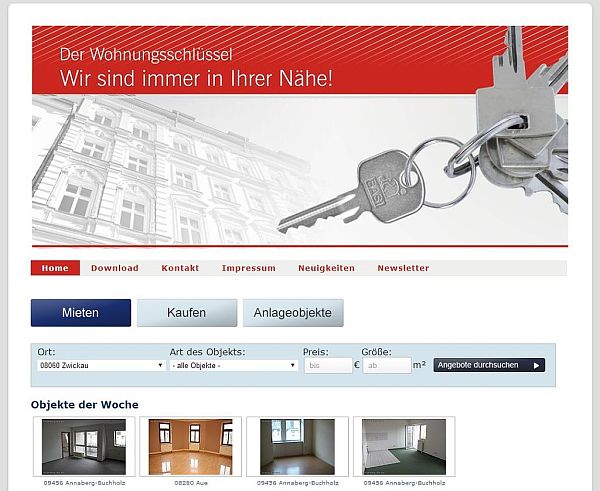 Der Wohnungsschluessel